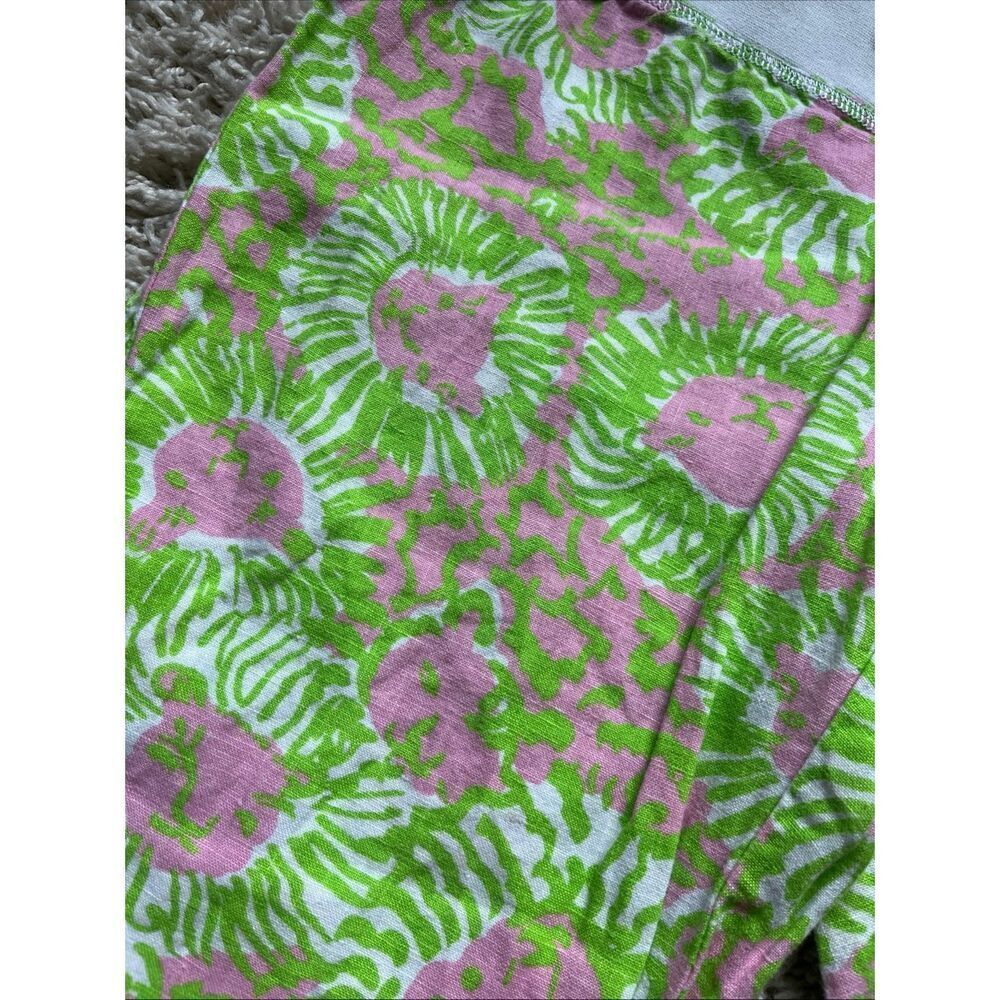 Lilly Pulitzer The Beach Pant Cabana Pink SunnySide Lions Small - Picture 2 of 12